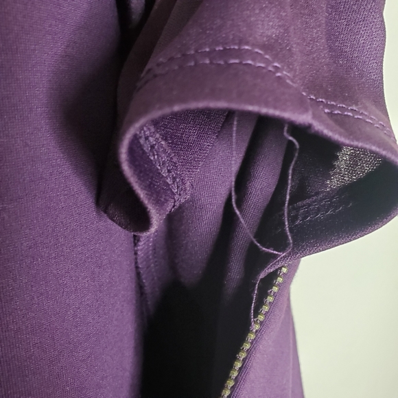 KENNETH COLE REACTION purple zipper dress - Picture 7 of 8